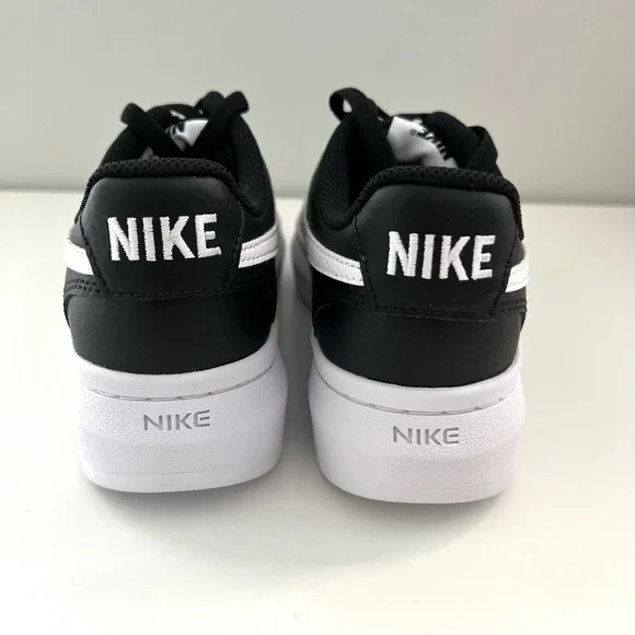 🌟NIKE Women’s Nike Court Vision Alta Black/White - Size 7.5 - Picture 11 of 12